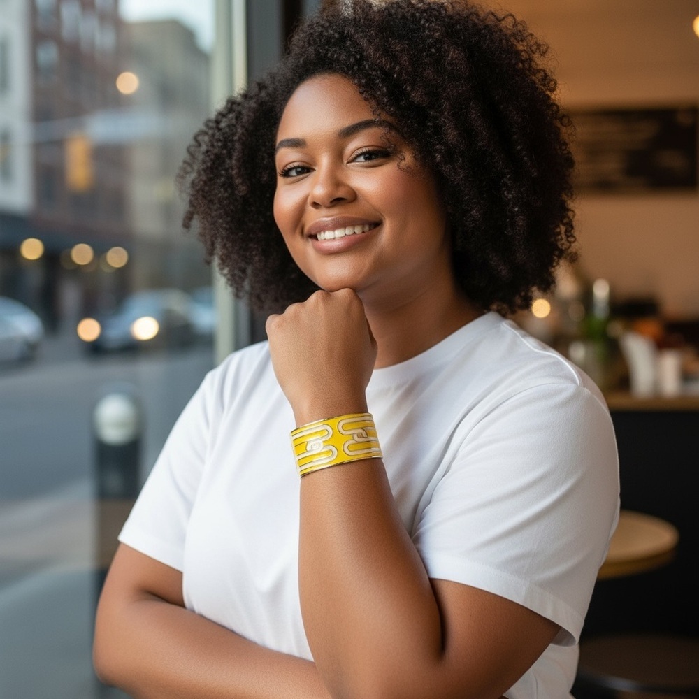 Stylish Yellow Bracelet for Women